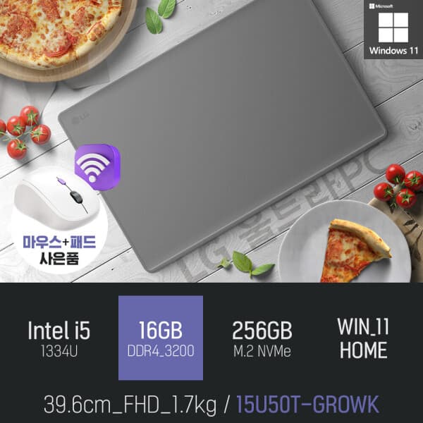 cloverworks LG 울트라PC 15U50T-GROWK i5-1334U 16GB 256GB WIN11