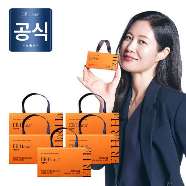 이알하나 이알하나 ERr731 여성 갱년기 영양제 80mg x 28정 5세트
