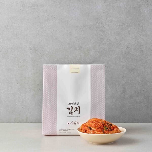 CJ온스타일LIVE 조선호텔 포기김치 5kg