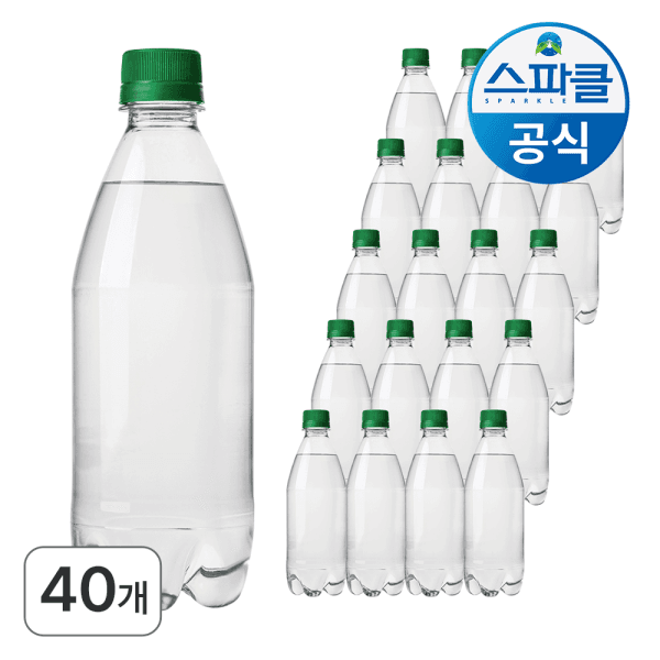 스파클Mart 스파클 스파클링 탄산수 플레인 500ml 40병 - 최저가 14,990원