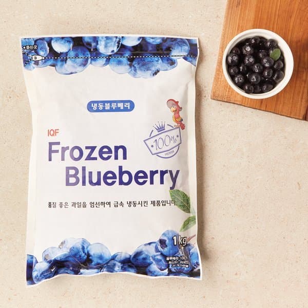 이마트몰쓱배송 미국산 냉동 블루베리 1kg