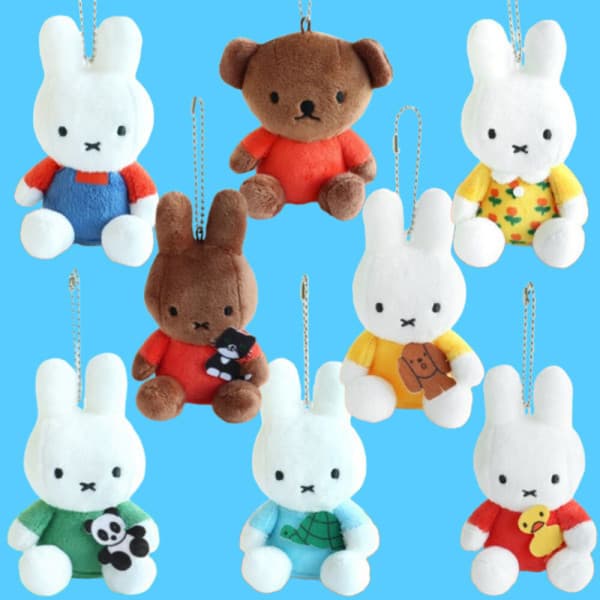 단짝꿍 미피 패밀리 인형 키링 8cm