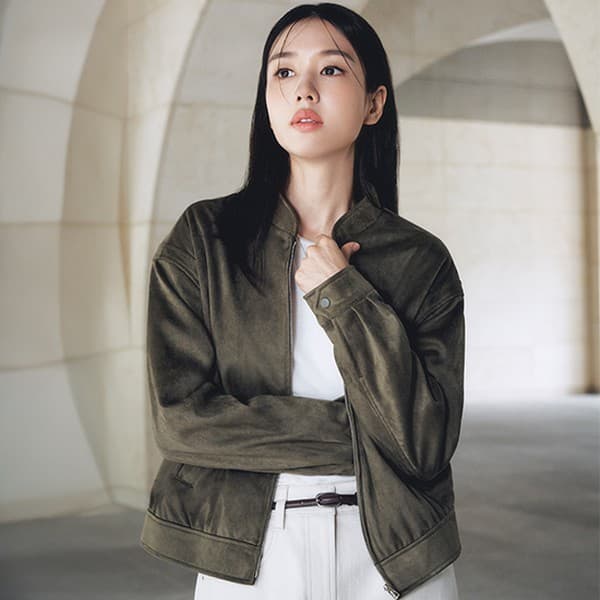 CJ온스타일LIVE 멜로우 FAUX스웨이드 점퍼 - 최저가 57,510원