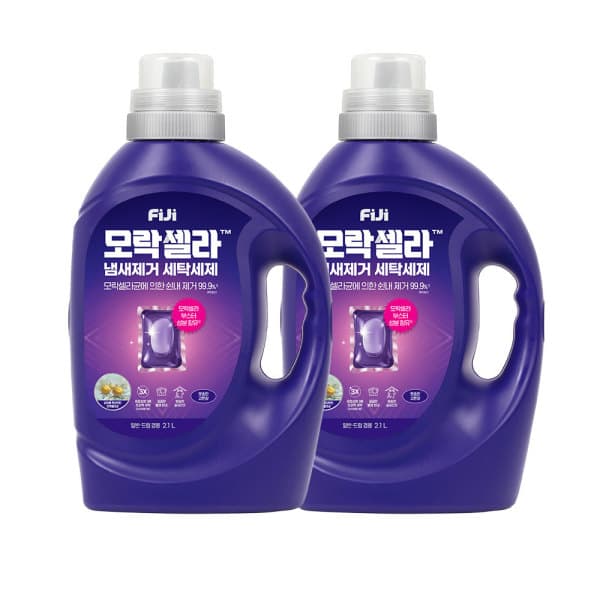 LG생활건강-스타배송 피지 모락셀라 액체세제 코튼향 2.1L 2개 - 최저가 41,300원