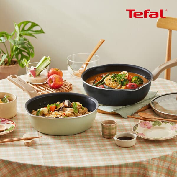 Tefal 원픽 냄비팬 인덕션 2종 22+24cm