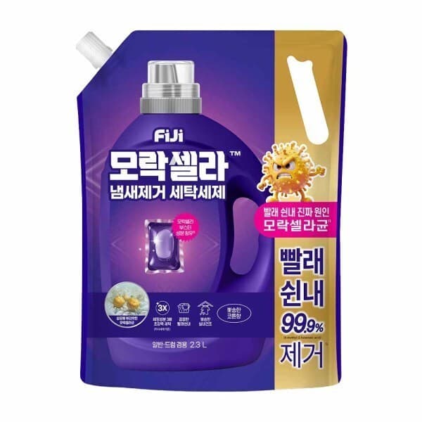LG생활건강-스타배송 피지 모락셀라 액체세제 2.3L 리필 코튼향 1개 - 최저가 20,350원