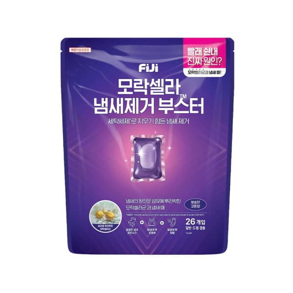 LG생활건강-스타배송 피지 모락셀라 냄새제거 부스터 코튼향 26입