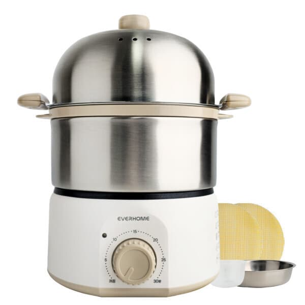 온누리shop 에버홈 올스텐 2단 전기 찜기 EV-EC7000
