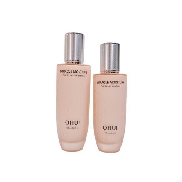 주식회사뷰티어스 오휘 미라클 핑크 베리어 기초 2종 (스킨 150ml + 로션 130ml)