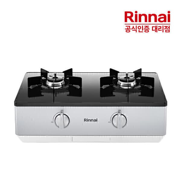 린나이공식스토어 린나이 2구 가스레인지 RTR-642BJ 펄실버 과열방지센서 - 최저가 130,560원