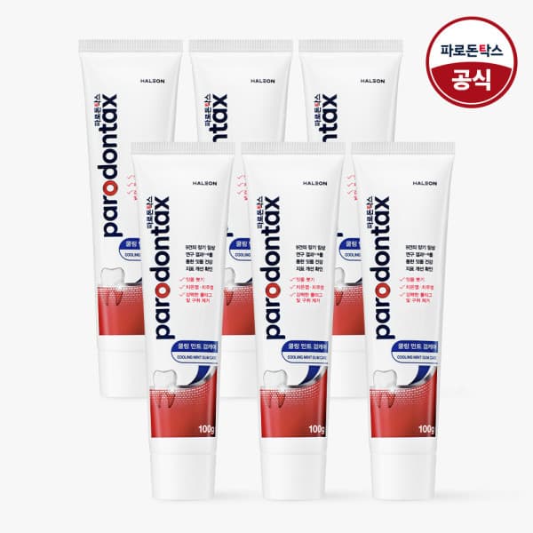 센소다인공식몰 파로돈탁스 쿨링 민트 검케어 잇몸치약 100g x6개