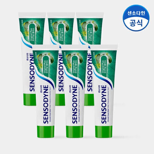 센소다인공식몰 센소다인 오리지날 플러스 민감성 치약 100g x6개 - 최저가 21,800원