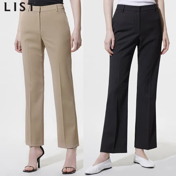 fashionplus 리스트(LIST) 데일리 히든 스트레이트 팬츠