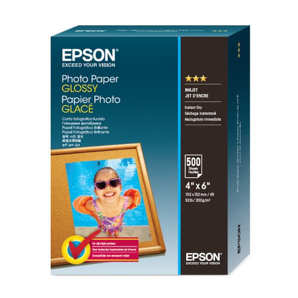 온라인정품인증점 Epson S042549 4x6 500매 광택 사진 인화지