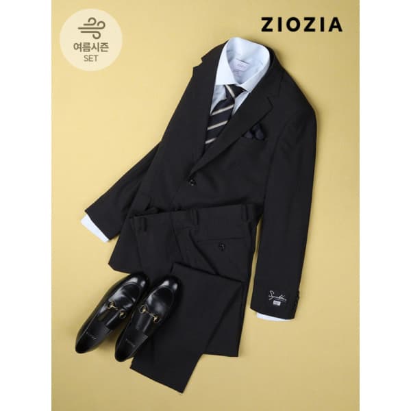 fashionplus 쿨맥스 스트레치 솔리드 그레이 정장세트 AAD2SB1301_AAD2SP1301_CGR - 최저가 115,920원