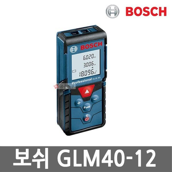신세계몰 보쉬 GLM40-12 레이저 거리 측정기 40m - 최저가 74,210원