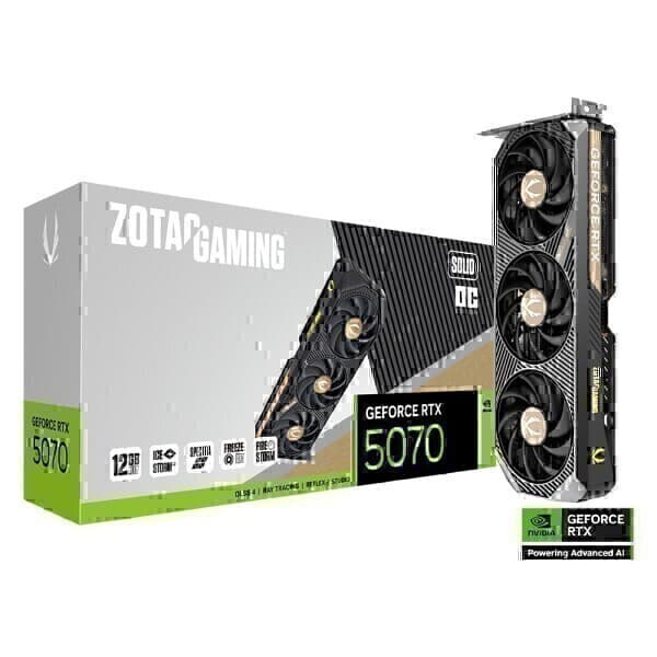 (주)히트정보 HIT ZOTAC GAMING 지포스 RTX 5070 SOLID OC D7 12GB