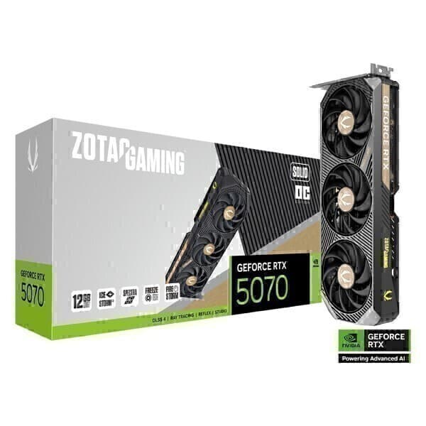 (주)히트정보 ZOTAC GAMING 지포스 RTX 5070 SOLID OC D7 12GB