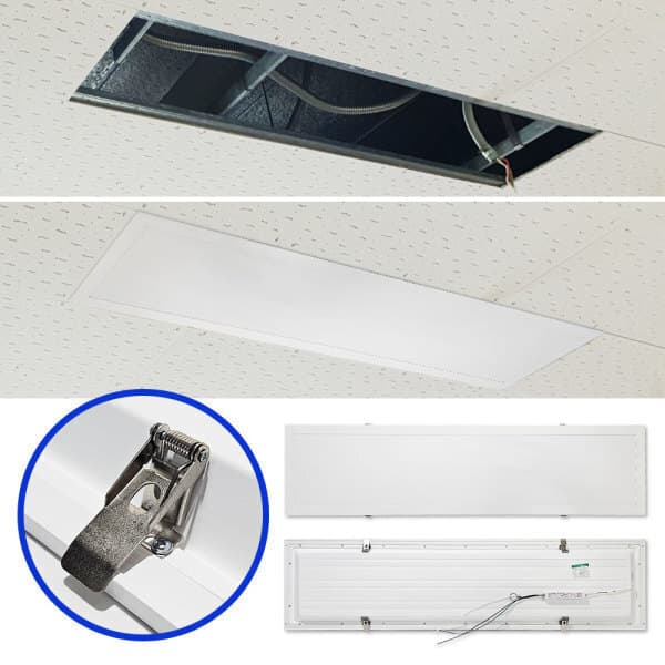 (주)미인터내셔널 건식 LED 매입평판등 클립형 1280x320 50W - 최저가 28,900원