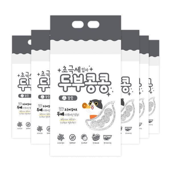 묘한하루 두부콩콩 초극세입자 참숯 2.8kg 12봉 - 최저가 66,530원