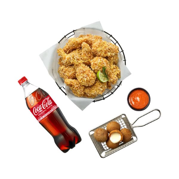 쿠프마케팅 BHC 콰삭킹 치즈볼 콜라 1.25L