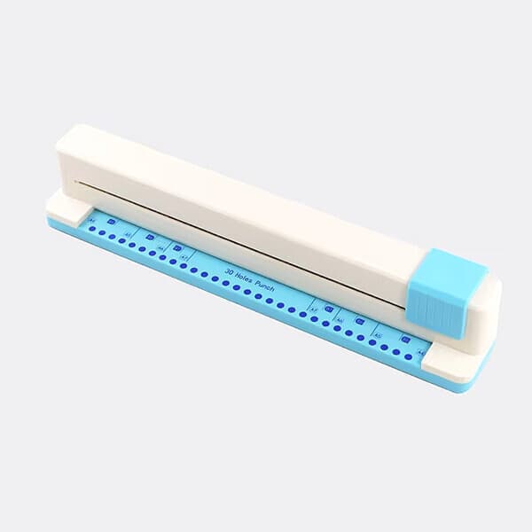 도움소 휴대용 컴팩트 30공 슬라이드 타공기 A5 A4 B5 B6