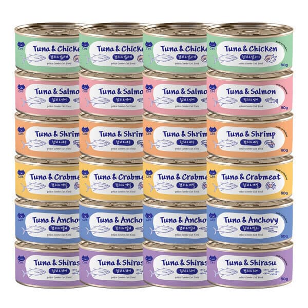 펠리코 펠리코 콤보캔 고양이캔 80g x 24개