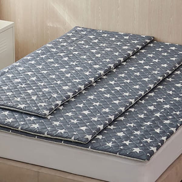 주식회사한일좋은자리 탄소섬유 토퍼 3단 접이식 매트리스 더블 140X200 - 최저가 39,500원