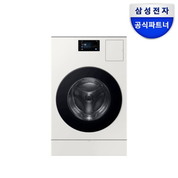 삼성공식_회산디지털 삼성 WD90F25CHY 비스포크 AI콤보 세제자동투입 진동소음저감 25KG+18KG 세탁기건조기일체형 그레이지
