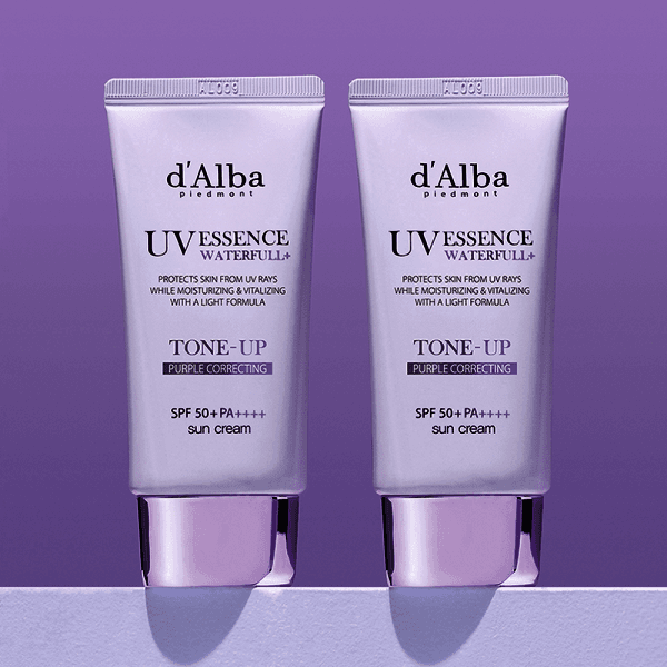 달바(본사공식스토어) 워터풀 퍼플 톤업 선크림 50ml+50ml