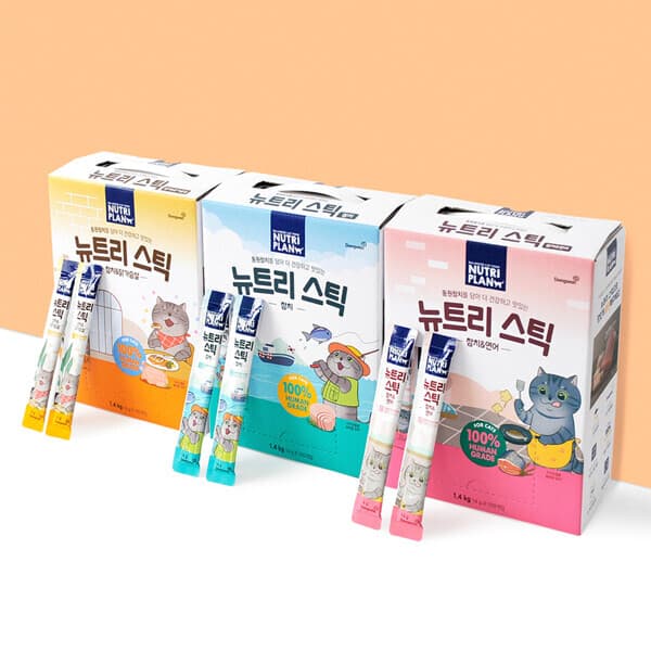 현대Hmall 동원 뉴트리플랜 뉴트리스틱 14g x 200p 3종모음 고양이간식 - 최저가 49,300원