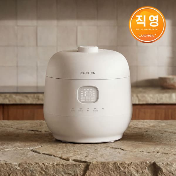 쿠첸본사직영몰 쿠첸 브레인 풀스텐 듀얼프레셔 6인용 IH전기압력밥솥 CRT-TWS0630W - 최저가 259,000원