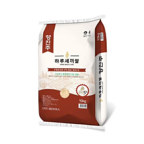 하루세끼쌀 드림 향진주 25년 햅쌀 당일도정 10kg