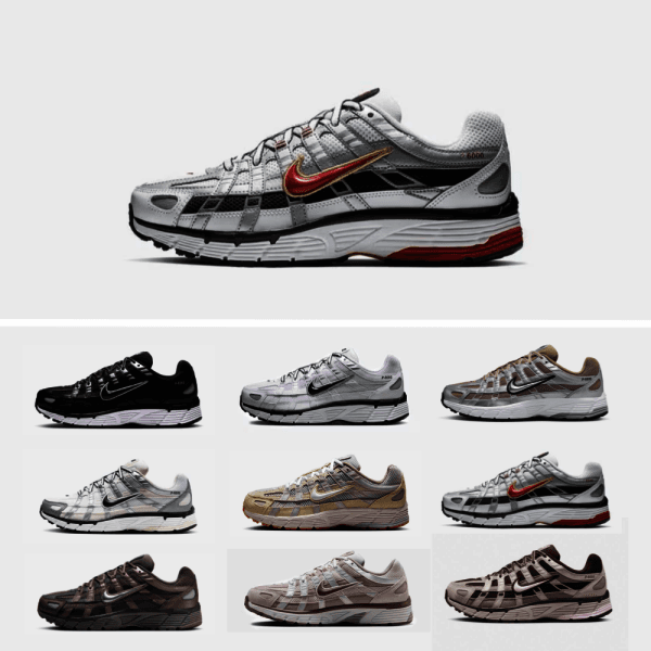 allaronds 나이키 P6000 메탈릭 실버 서밋 화이트 레드 라이트 핑크 커플 운동화 - 최저가 79,900원