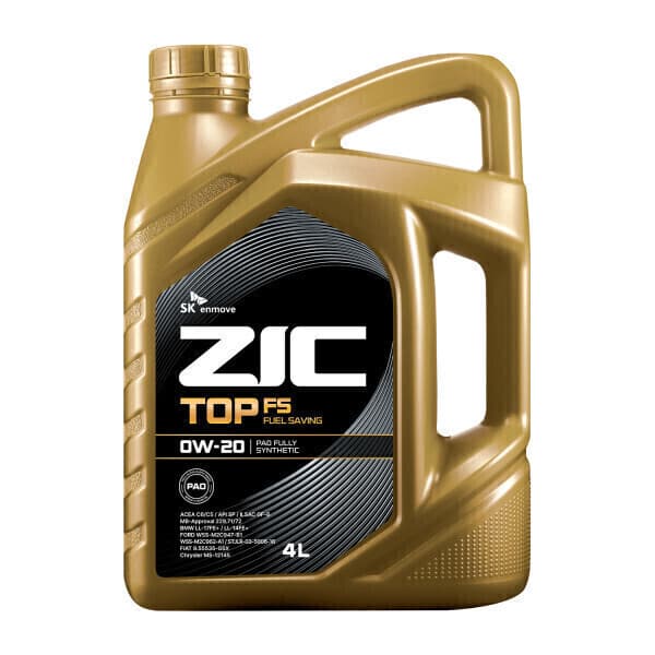 ZIC공식몰 SK엔무브 지크 TOP FS 0W-20 4L