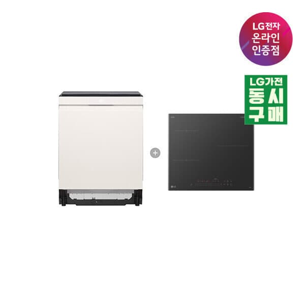 LG인증점(주)대명유통 LG 디오스 인덕션+열풍건조 식기세척기 세트 6BG1E-ASB2E - 최저가 2,107,000원