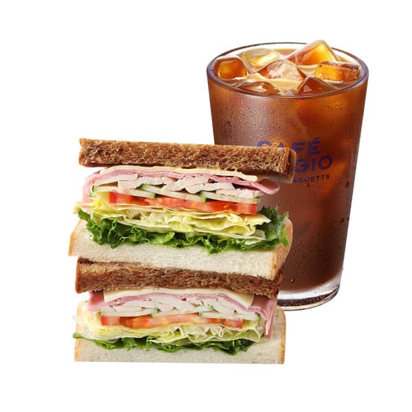 맛있는 해피콘 (파리바게뜨) 널 위한 한끼 세트(치킨 디럭스 샌드위치+아이스 아메리카노) - 최저가 10,000원