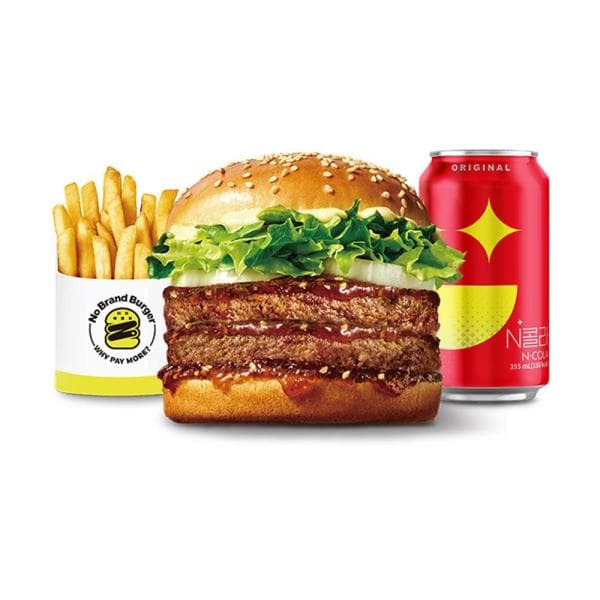 쿠프마케팅 (노브랜드버거) 더블 그릴드 불고기 버거세트
