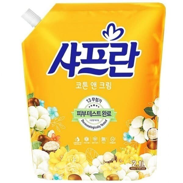 리브온무드 섬유유연제 코튼 샤프란 향기 리필 2.1L