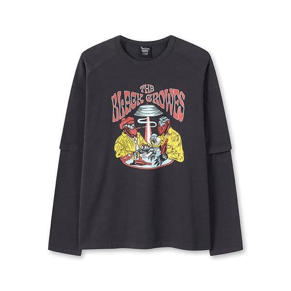 탑텐공식스토어 콜라보 레이어드 긴팔티 블랙 크로우스 MSF2TS3021 - 최저가 9,290원