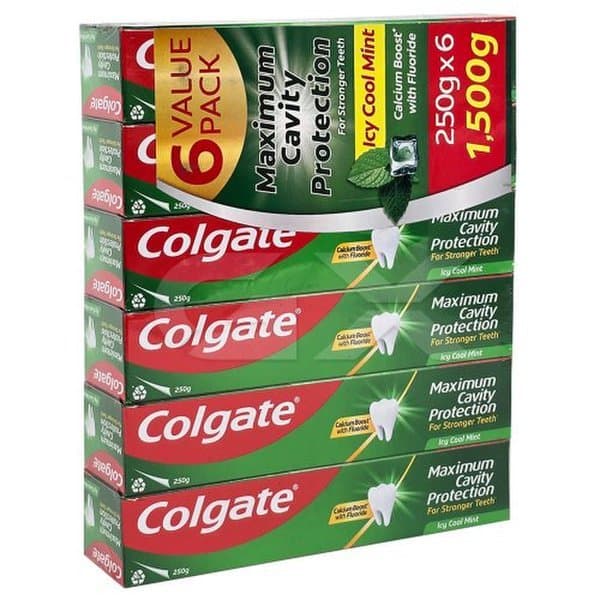 신세계몰 Colgate 아이씨 쿨민트 치약 250g x 6개 - 최저가 30,750원