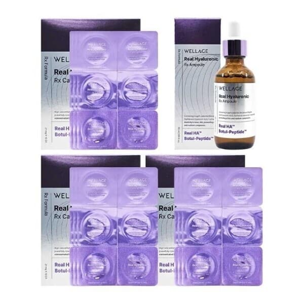 W쇼핑TV홈쇼핑 웰라쥬 히알루로닉 알엑스 동결건조 캡슐 54회분 앰플 55ml