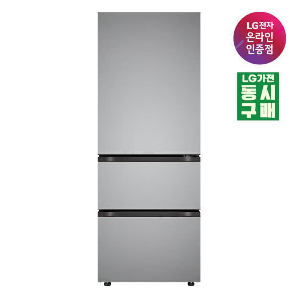 LG전자공식인증점YKG LG 디오스 오브제 김치톡톡 Z330MPSF11 스탠드형 김치냉장고 327L - 최저가 1,508,830원