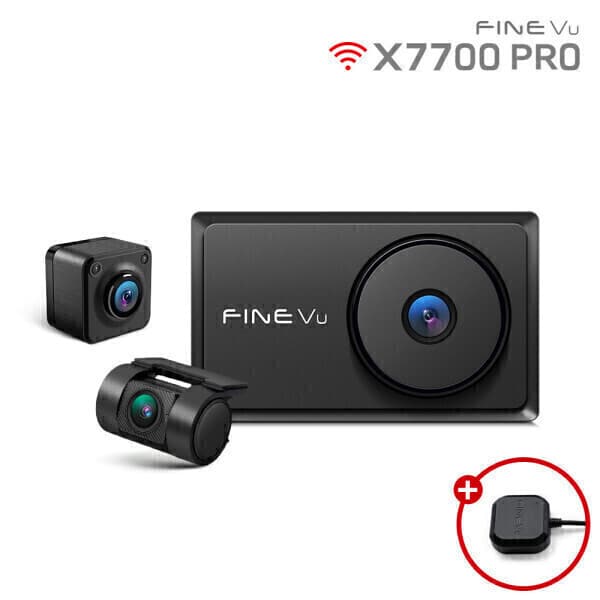 파인디지털본사 X7700 PRO GPS QHD 차량용블랙박스 2채널 64GB