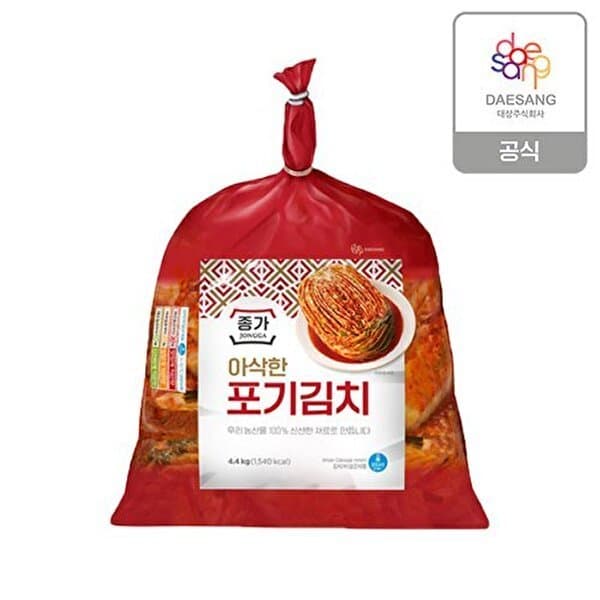 SK스토아TV쇼핑 종가 아삭한포기김치 4.4kg