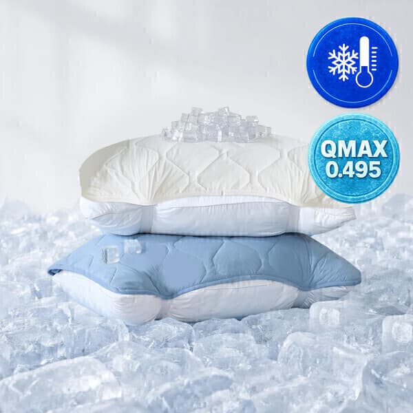 베네베딩 QMAX 0.495 시원한 쿨쿨 부드러운 여름 냉감 밴드형 쿨 베개커버 3size - 최저가 9,900원