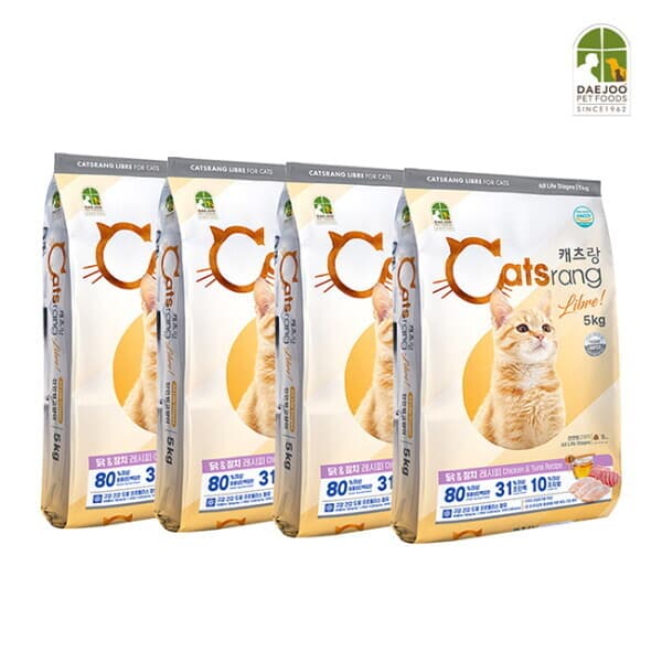 롯데아이몰 브이펫 캐츠랑 리브레 5kg 4개 - 최저가 56,160원