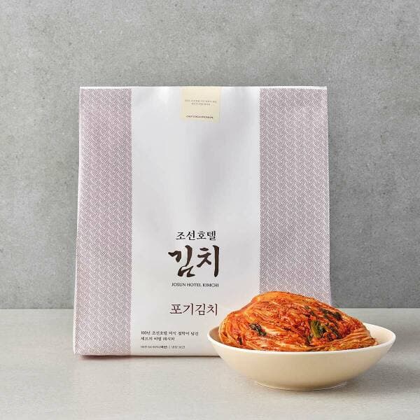 신세계라이브쇼핑 조선호텔 포기김치 9kg