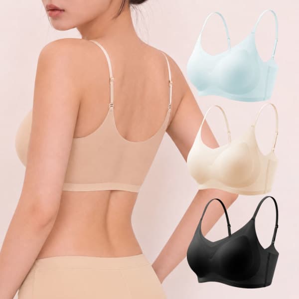 어나더디 (2개세트) 아이스터치 심리스 끈 브라탑 28g 슬림 여름 브라 - 최저가 18,550원