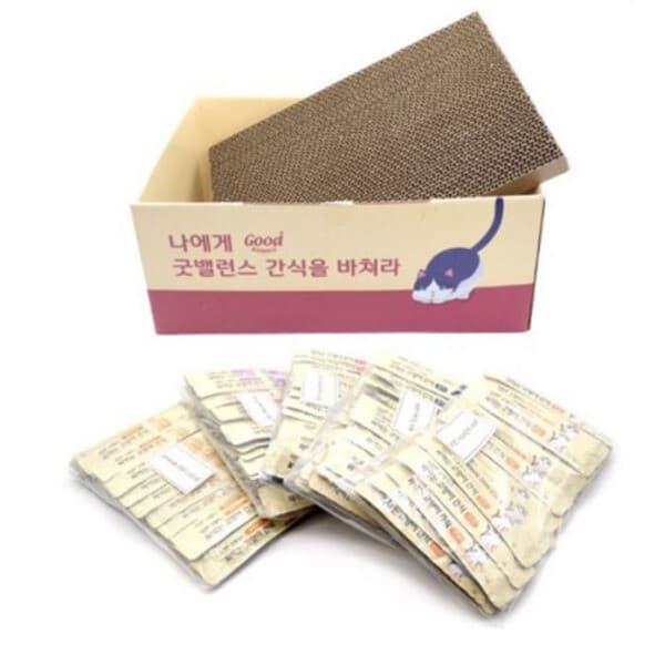 제이스토어.JS 굿밸런스 짜먹는 고양이 간식 플러스 스크래쳐 200개 - 최저가 45,500원